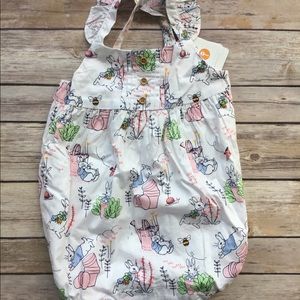 Gymboree Peter Rabbit Romper 12-18 months NWT
